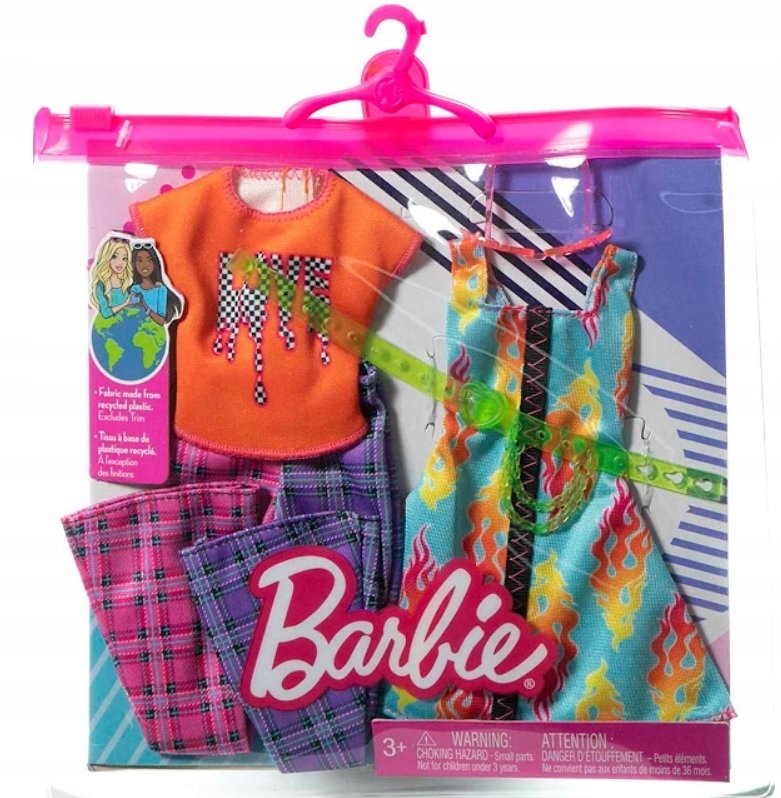 Ubranko ubranie dla lalki Barbie 2 SZT akcesoria