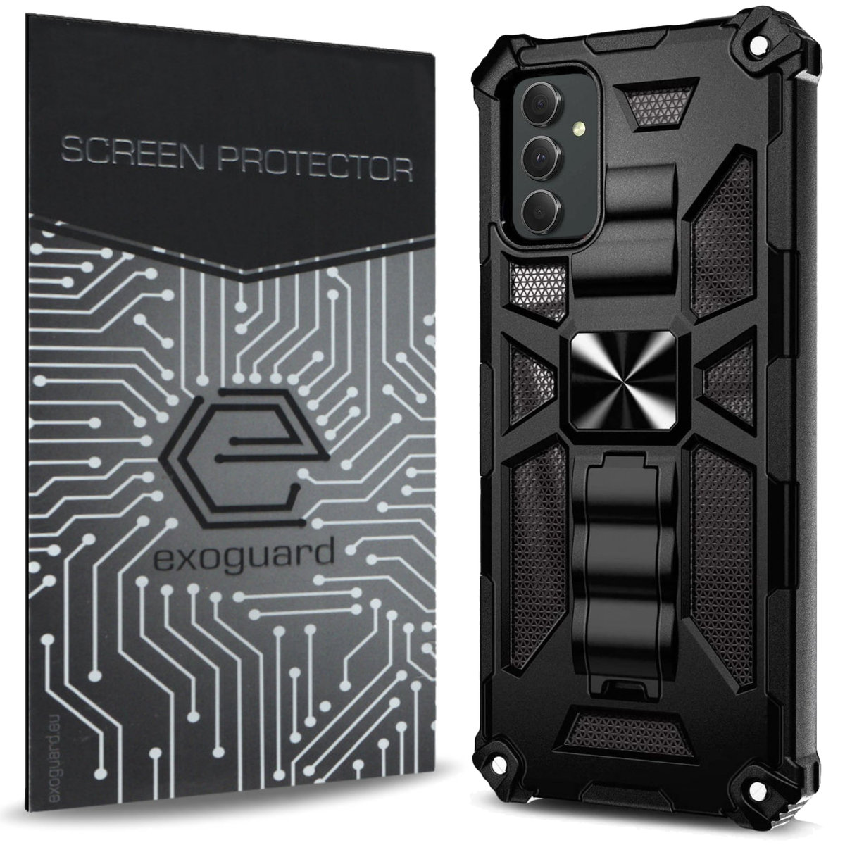 ETUI EXOGUARD MILITARY + SZKŁO - SAMSUNG GALAXY A54 5G - PANCERNE CASE OBUDOWA FUTERAŁ