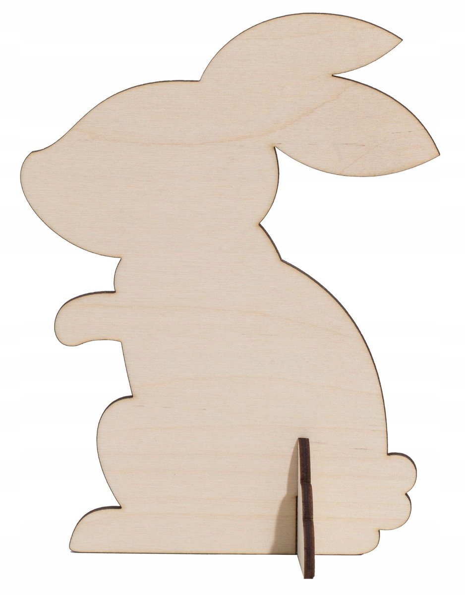 ﻿Królik DUŻY 15cm zając ozdoba Decoupage D1