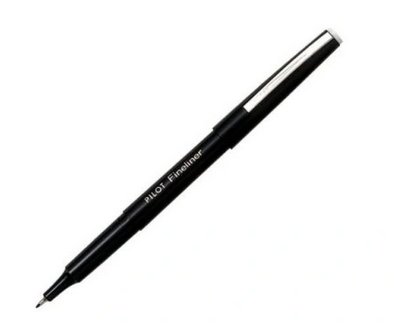 Pilot PISAKI FINELINER CZARNY 12SZT PISW-PPF L