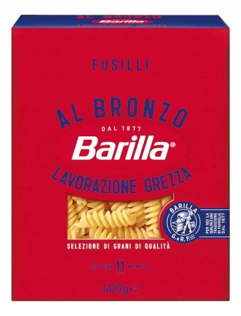 BARILLA Fusilli Al Bronzo włoski makaron 400g