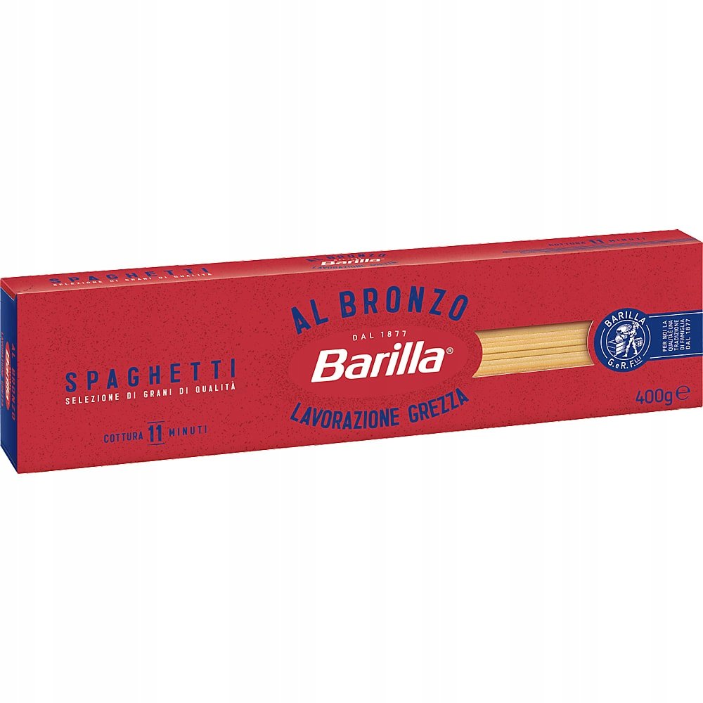 BARILLA Makaron Spaghetti Al Bronzo 400g