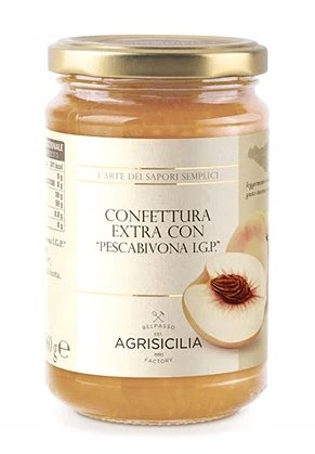 Agrisicilia Konfitura z Brzoskwiniami Bivona 360g