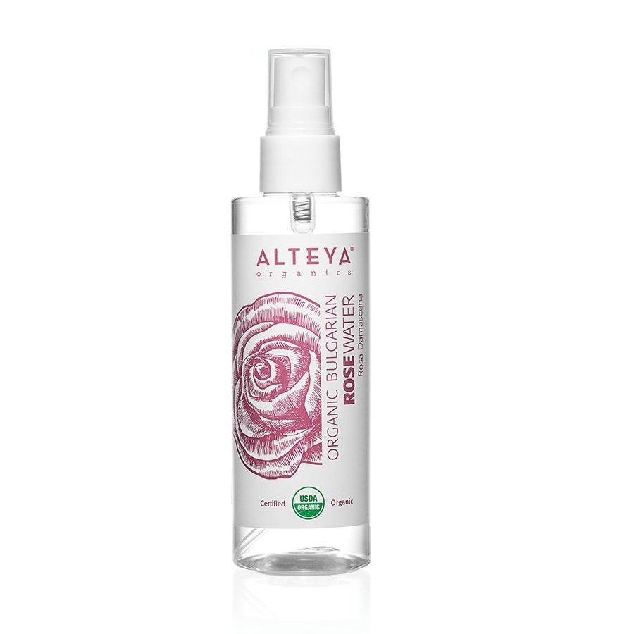 Organic alteya biorosen wodę Spray 100 ML 100% usda certyfikowane jak z epoki czysto Bio naturalny kwiaty pozyskanego z różami, dzięki destylację z parą wodną świeżych handgepflueckten płatków róży 010004