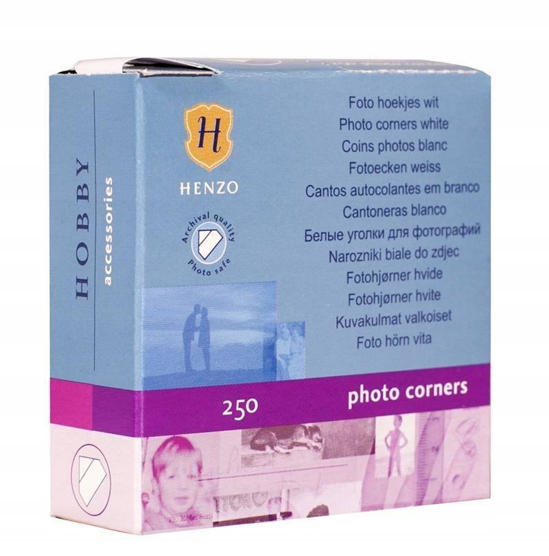 Fotonarożniki transparentne 250szt - Henzo