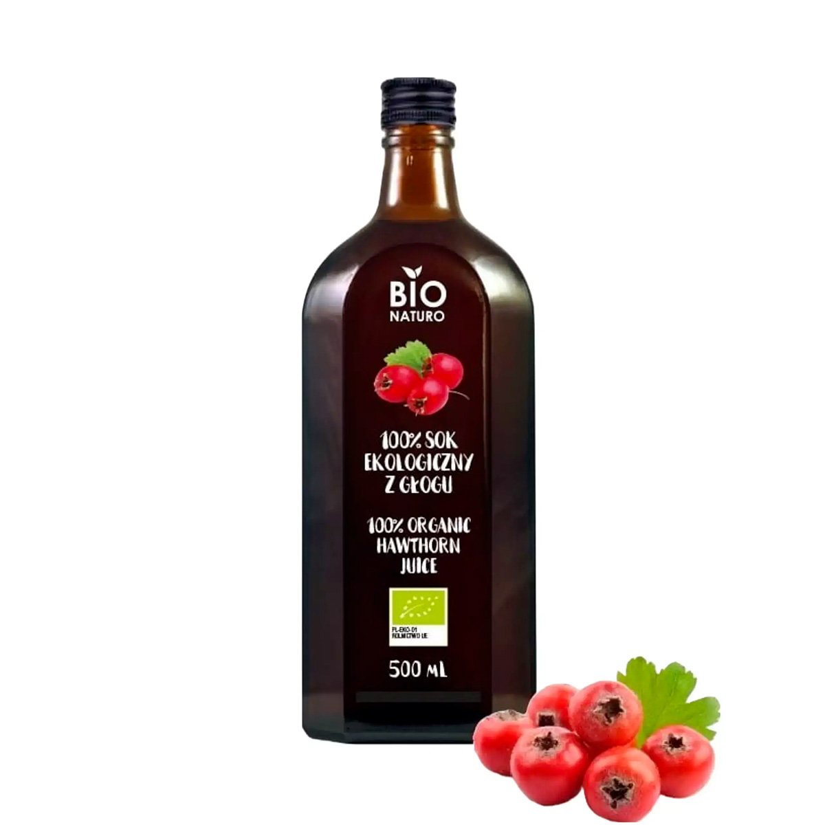 Sok z głogu EKO 500ml Bio Naturo
