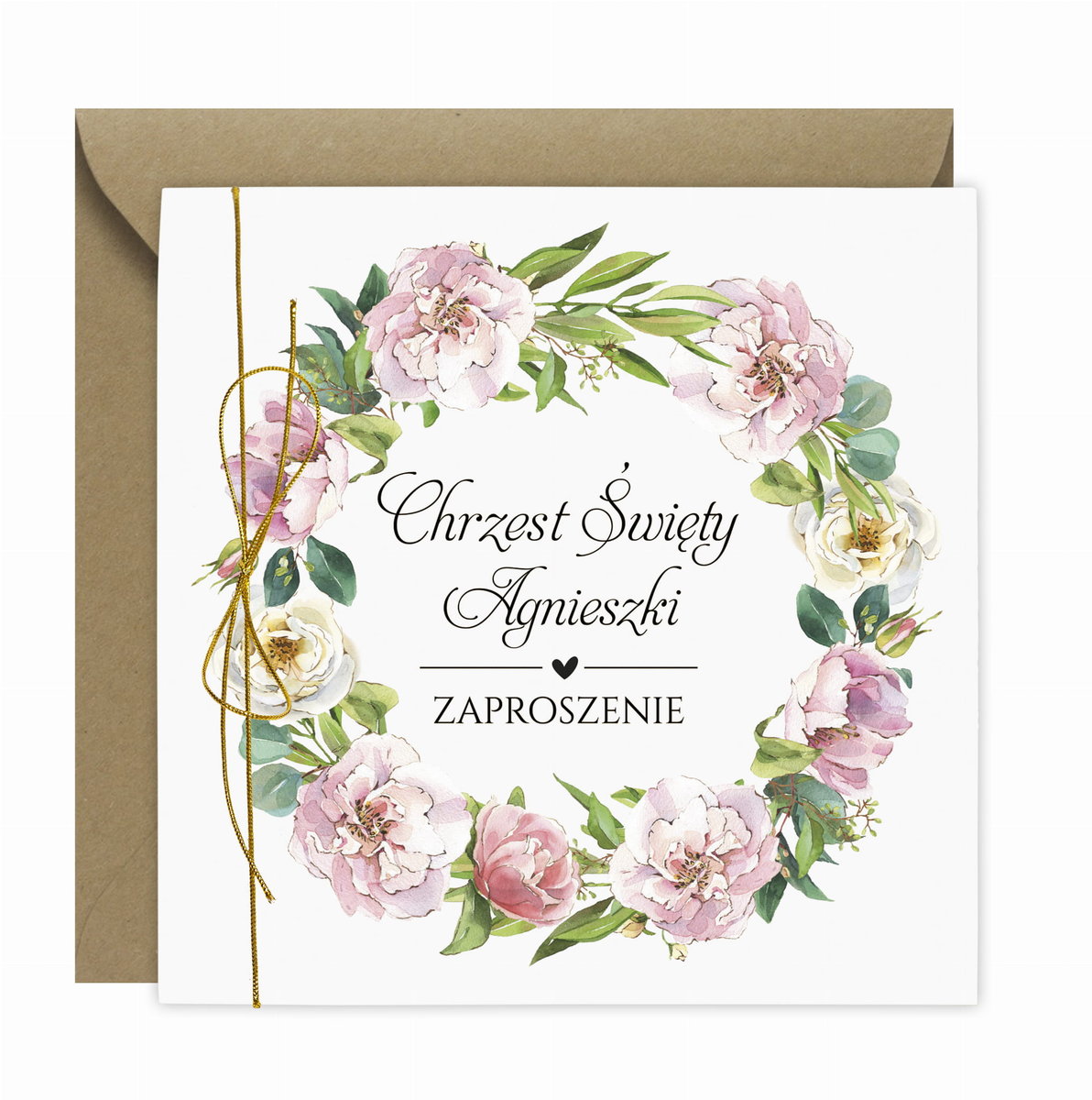 Zaproszenie Chrzest Święty ZCH4