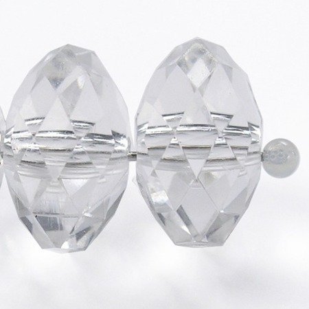 Bączki Plastik Przezroczyste 13Mm 10Szt
