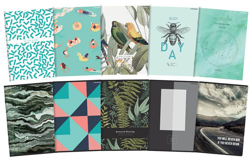 zeszyt a5/60k linia megamix (10szt) top2000