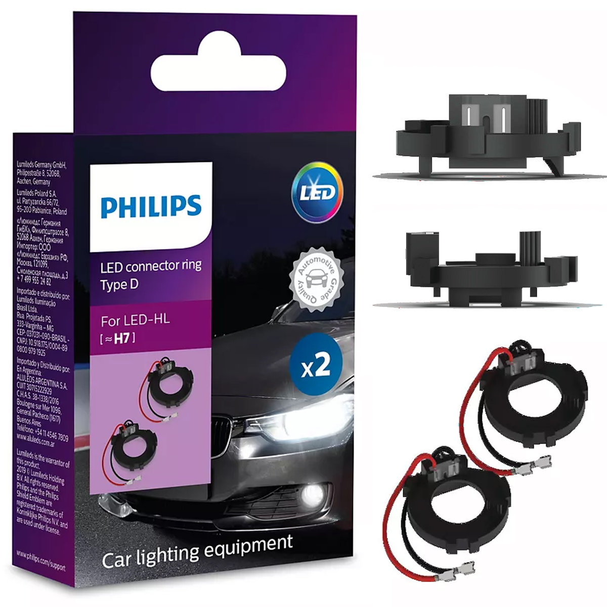 Connector Rings Led-Hl Akcesoria Do Instalacji Żarówek Led H7