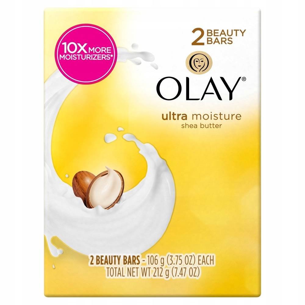 Olay, Masło Shea, Nawilżające Mydło W Kostce, 2x106g