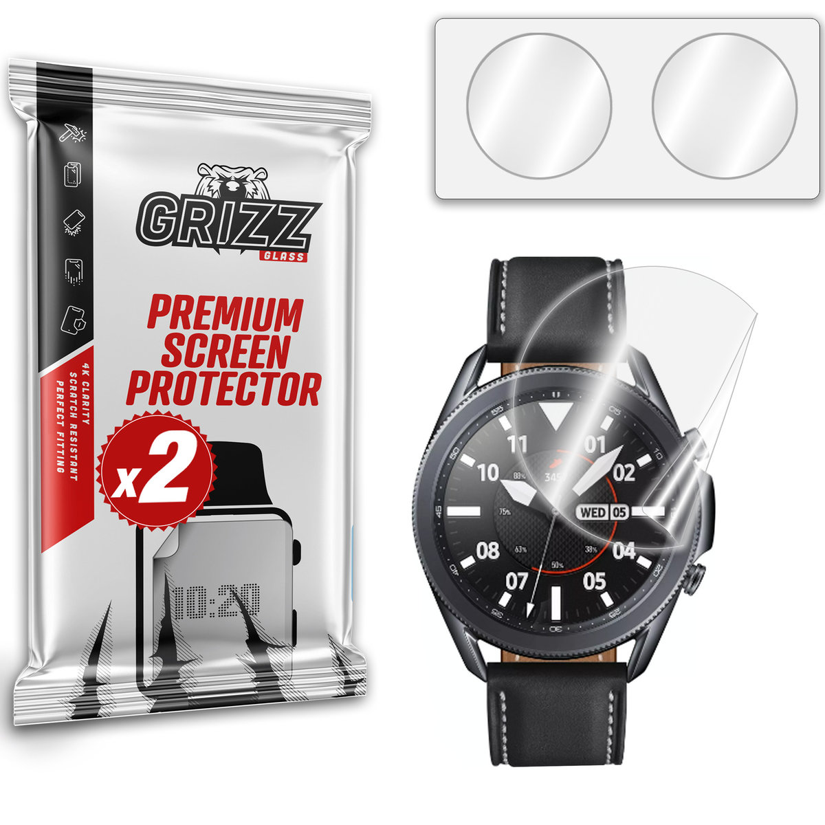 Grizzglass Ceramicfilm Folia Ceramiczna Do Samsung Galaxy Watch 3 45 Mm