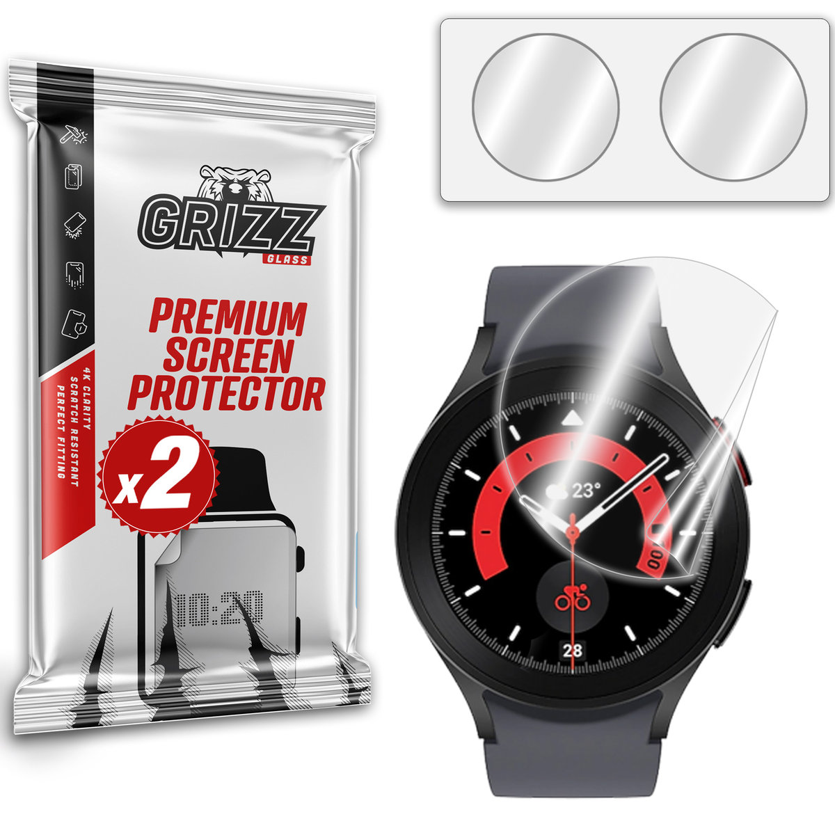Grizzglass Ceramicfilm Folia Ceramiczna Do Samsung Galaxy Watch 5 Pro