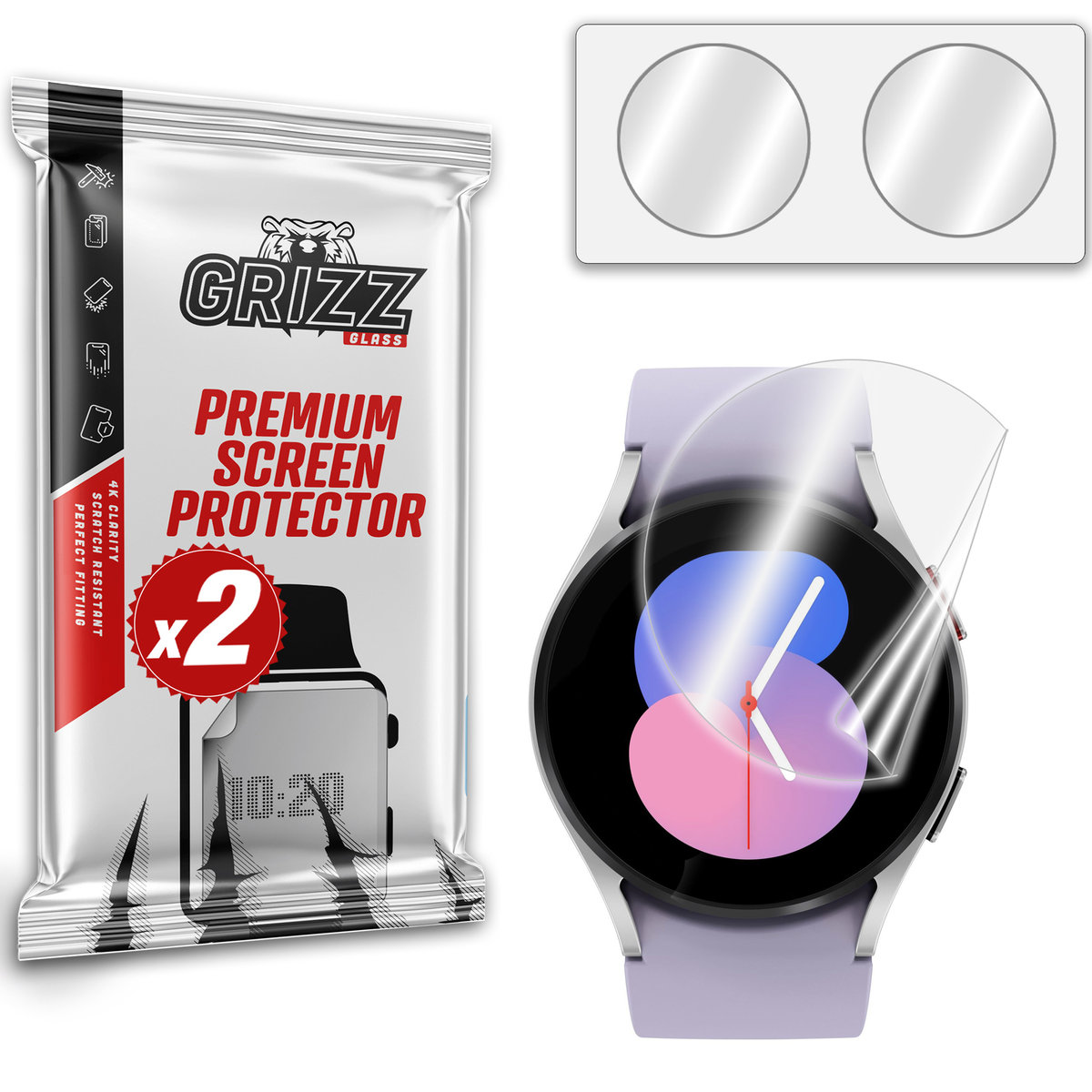 Grizzglass Ceramicfilm Folia Ceramiczna Do Samsung Galaxy Watch 5 40Mm