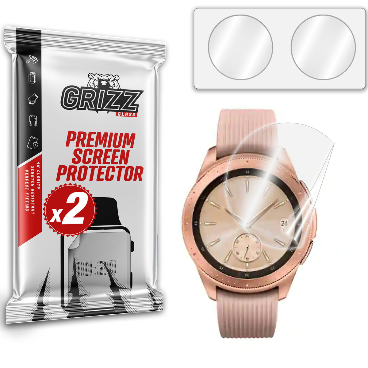 Grizzglass Ceramicfilm Folia Ceramiczna Do Samsung Galaxy Watch 42 Mm