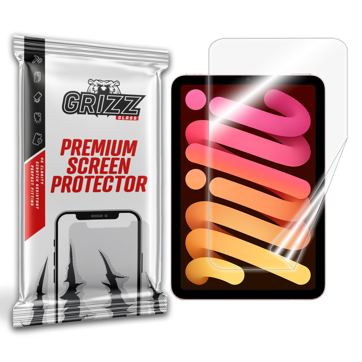 Grizzglass Ceramicfilm Folia Ceramiczna Do Apple Ipad Mini 6Th Gen Wc