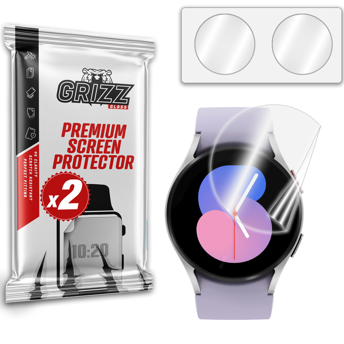 Grizzglass Ceramicfilm Folia Ceramiczna Do Samsung Galaxy Watch 5 44Mm