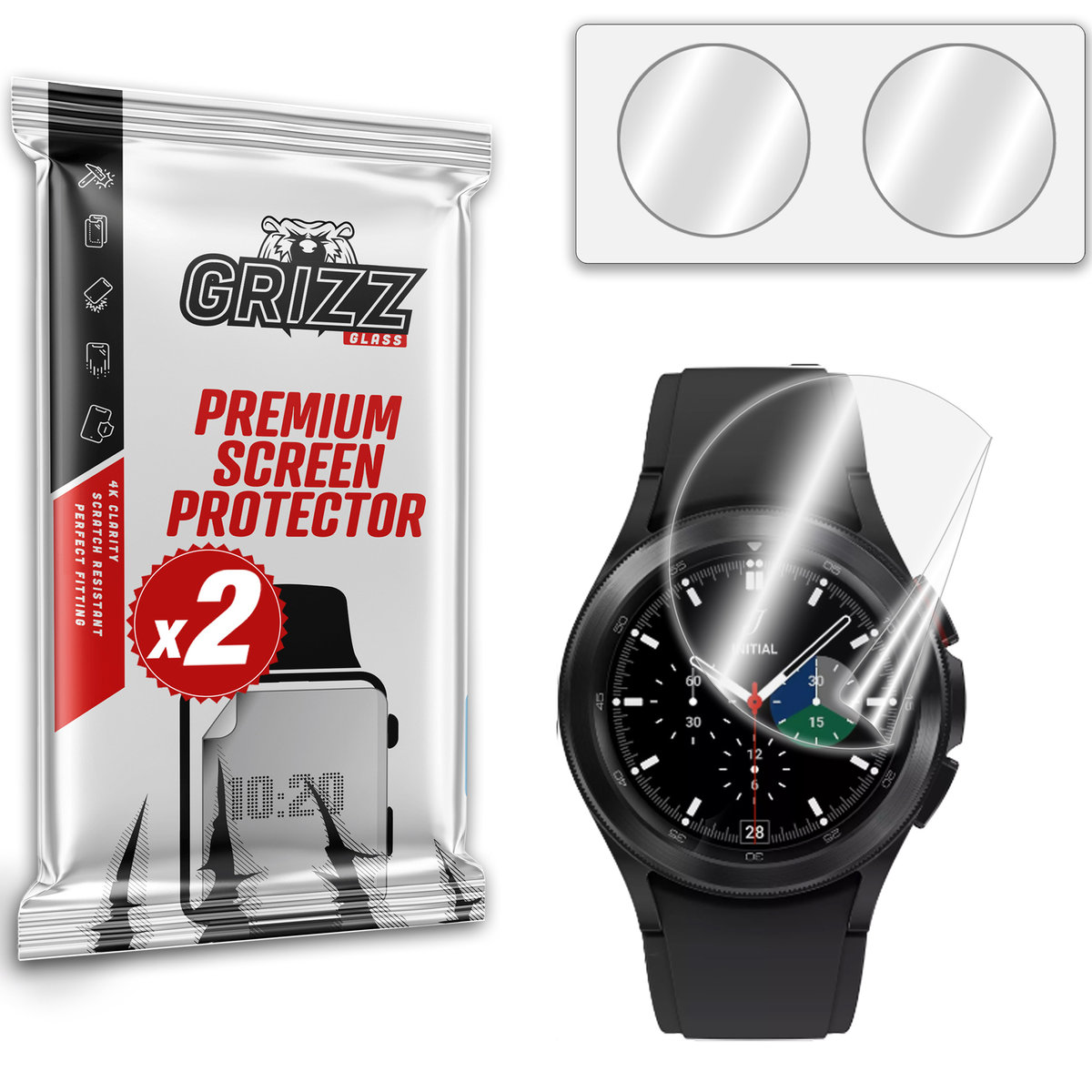 Grizzglass Ceramicfilm Folia Ceramiczna Do Samsung Galaxy Watch 4 Classic 42 Mm