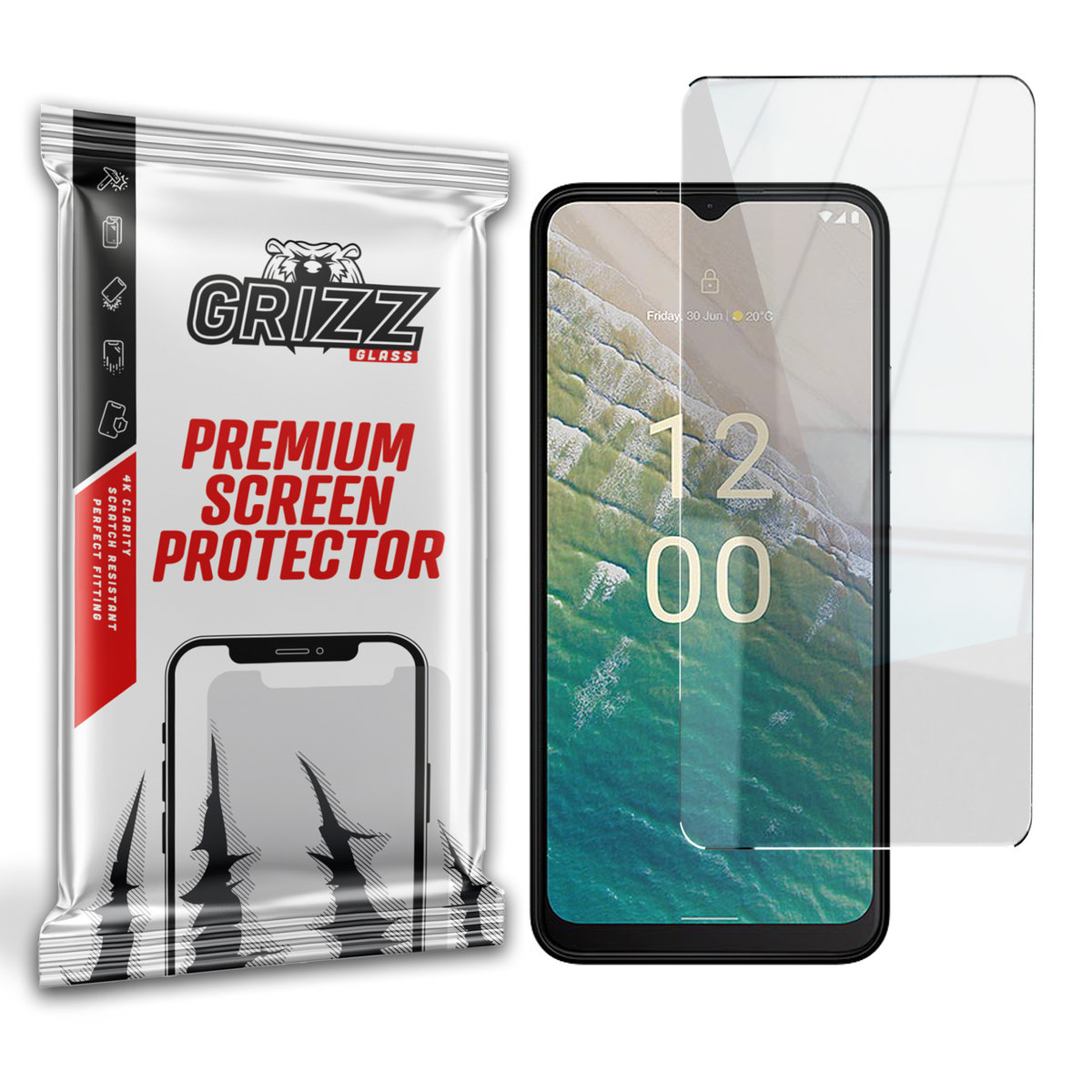 Grizzglass Hybridglass Szkło Hybrydowe Do Nokia C32