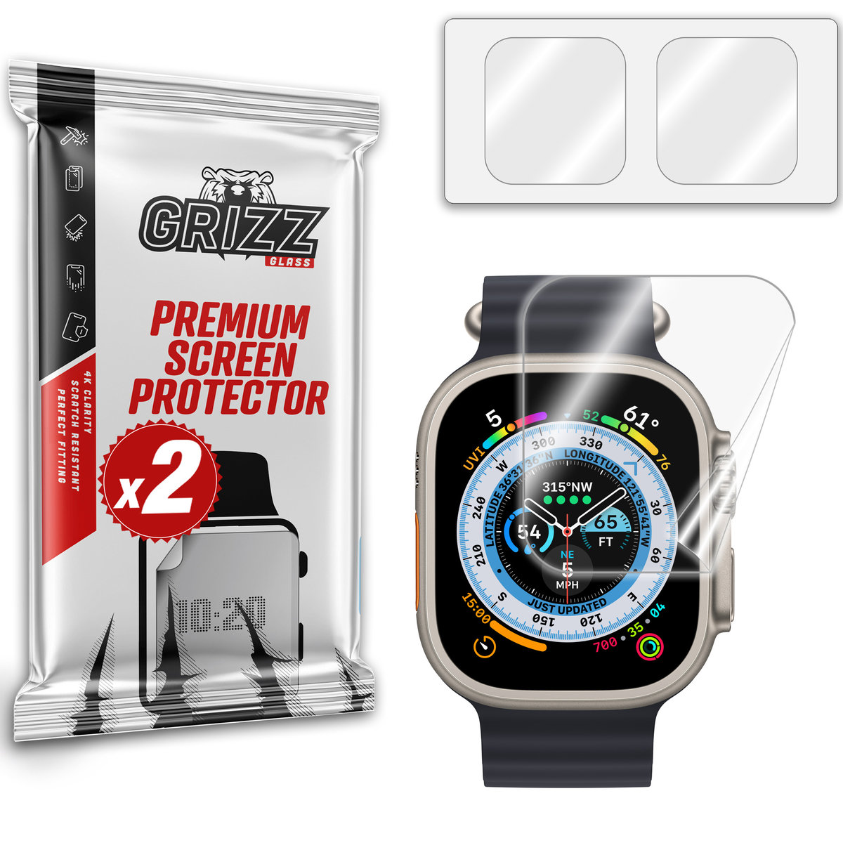 Grizzglass Ceramicfilm Folia Ceramiczna Do Apple Watch Ultra