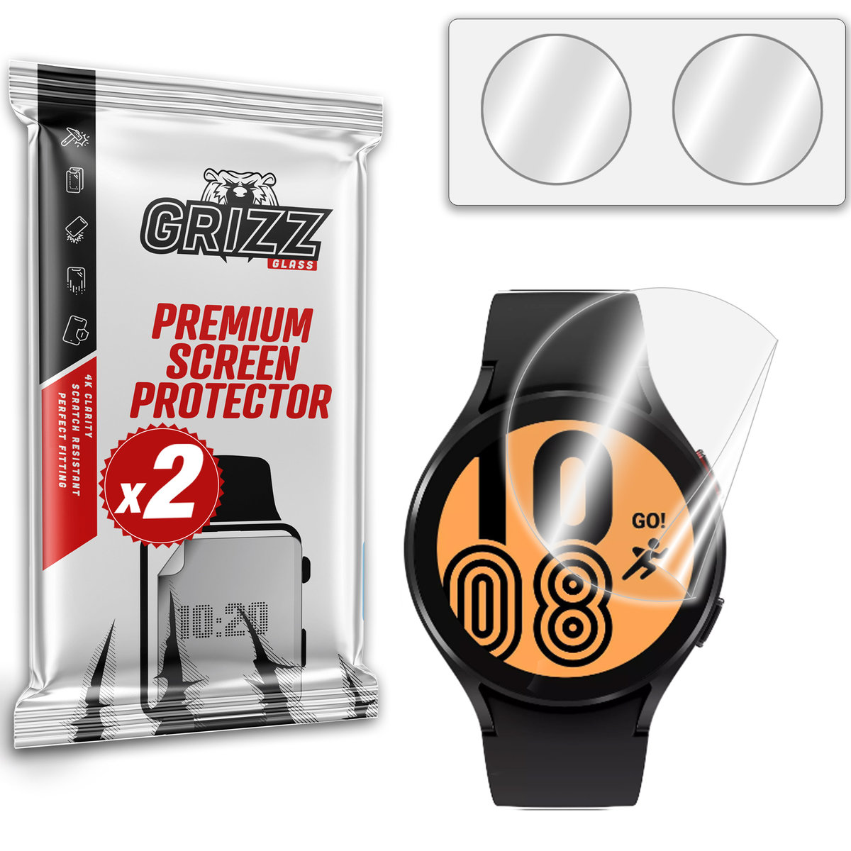 Grizzglass Ceramicfilm Folia Ceramiczna Do Samsung Galaxy Watch 4 40 Mm
