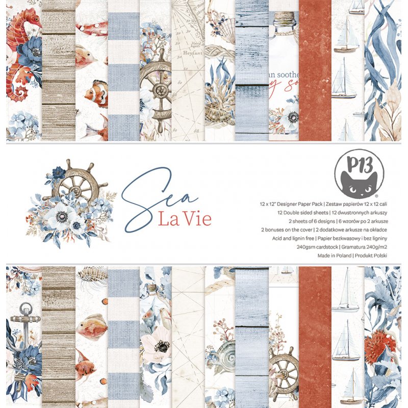 Blok Papierów P13 - Sea La Vie 30X30