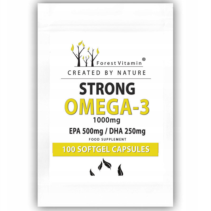 Forest Vitamin, Strong Omega-3, 100kaps.