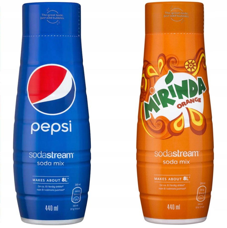 2x Syrop Do Saturatora Sodastream Mirinda Pepsi