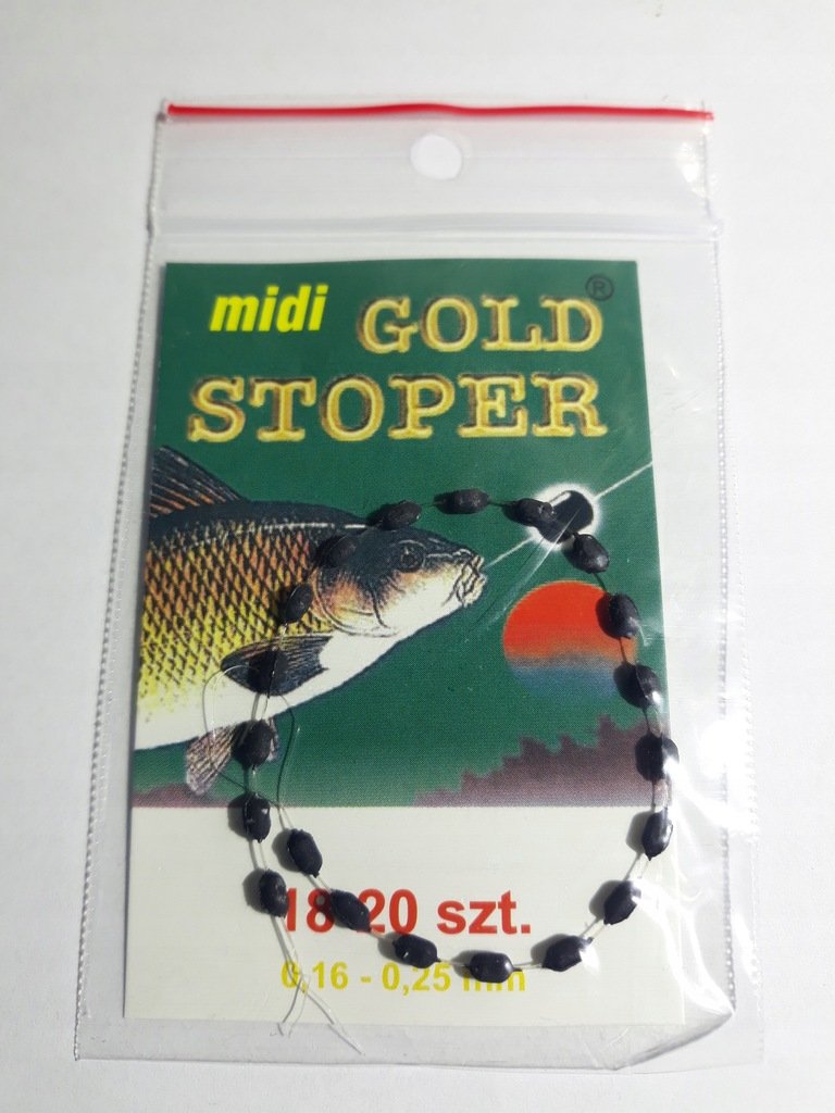 Stoper Gumowy Średni 0,16-0,25 mm Stopery 18-20 sz