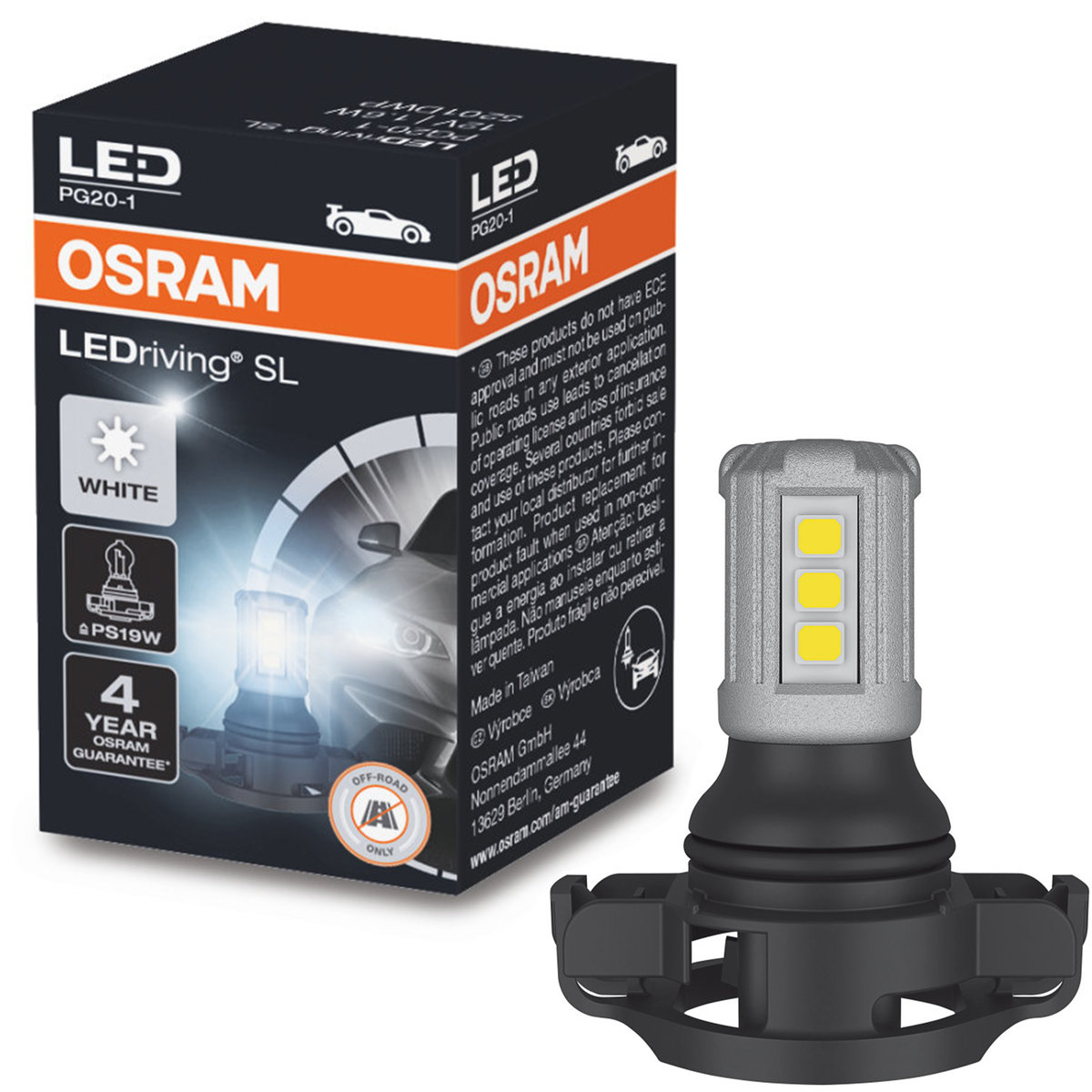 Osram Żarówka Ledriving Sl Ps19W 6000K