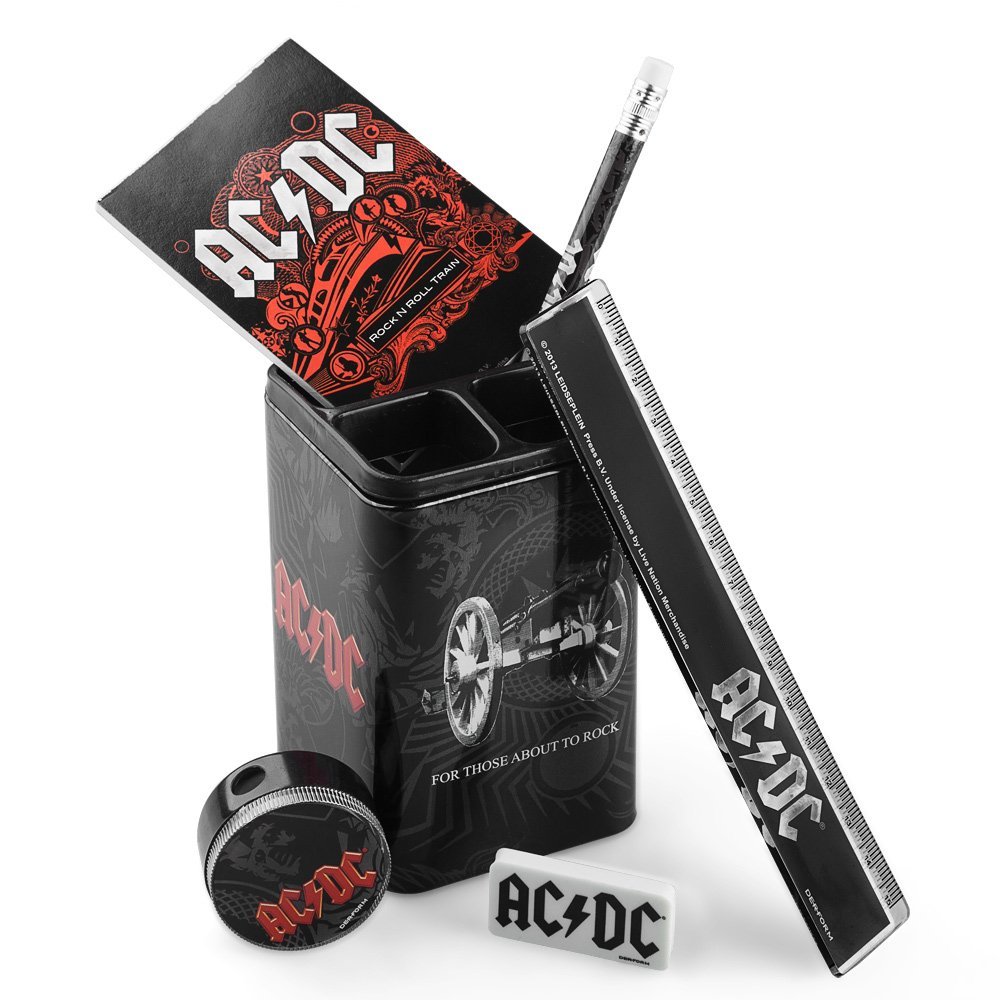 Zestaw przyborów szkolnych AC/DC - BLACK ICE