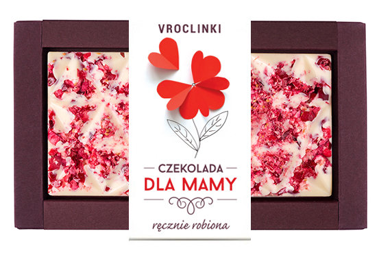 Czekolada Biała Z Żurawiną - Dzień Mamy