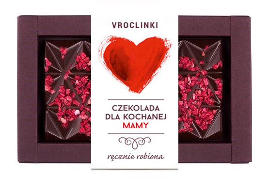 Czekolada Gorzka Z Malinami - Dzień Matki Serce