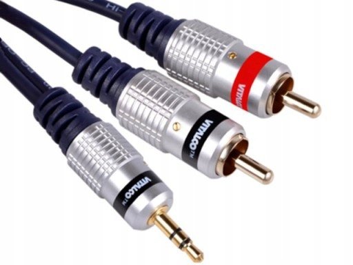 Kabel Jack 3,5mm Stereo - 2x RCA VITALCO 7,5 m
