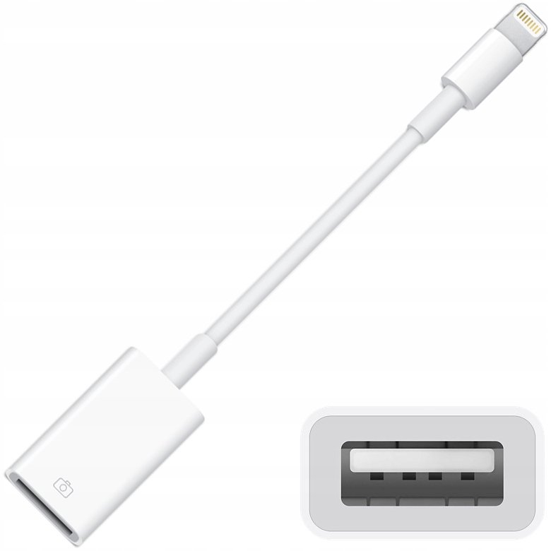 Przejściówka Adapter Do Iphone Lightning Otg Usb 3