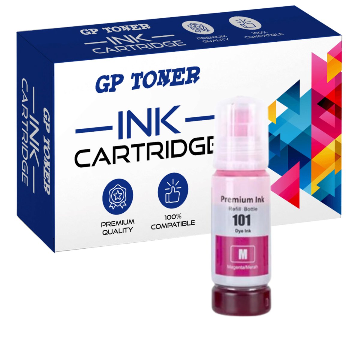 Tusz Do Epson 101 Ecotank L4150 L4160 L6160 L6170 L6176 L6190 Magenta