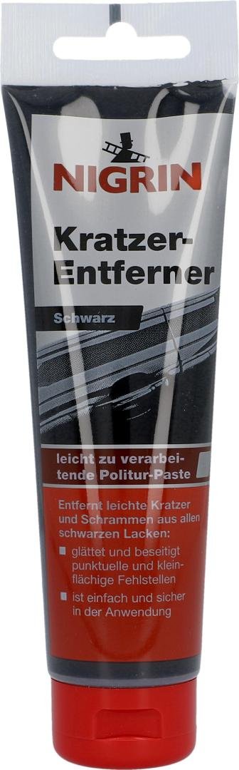 Nigrin 74256 środek do usuwania zarysowań, 150 g, czarny 74256