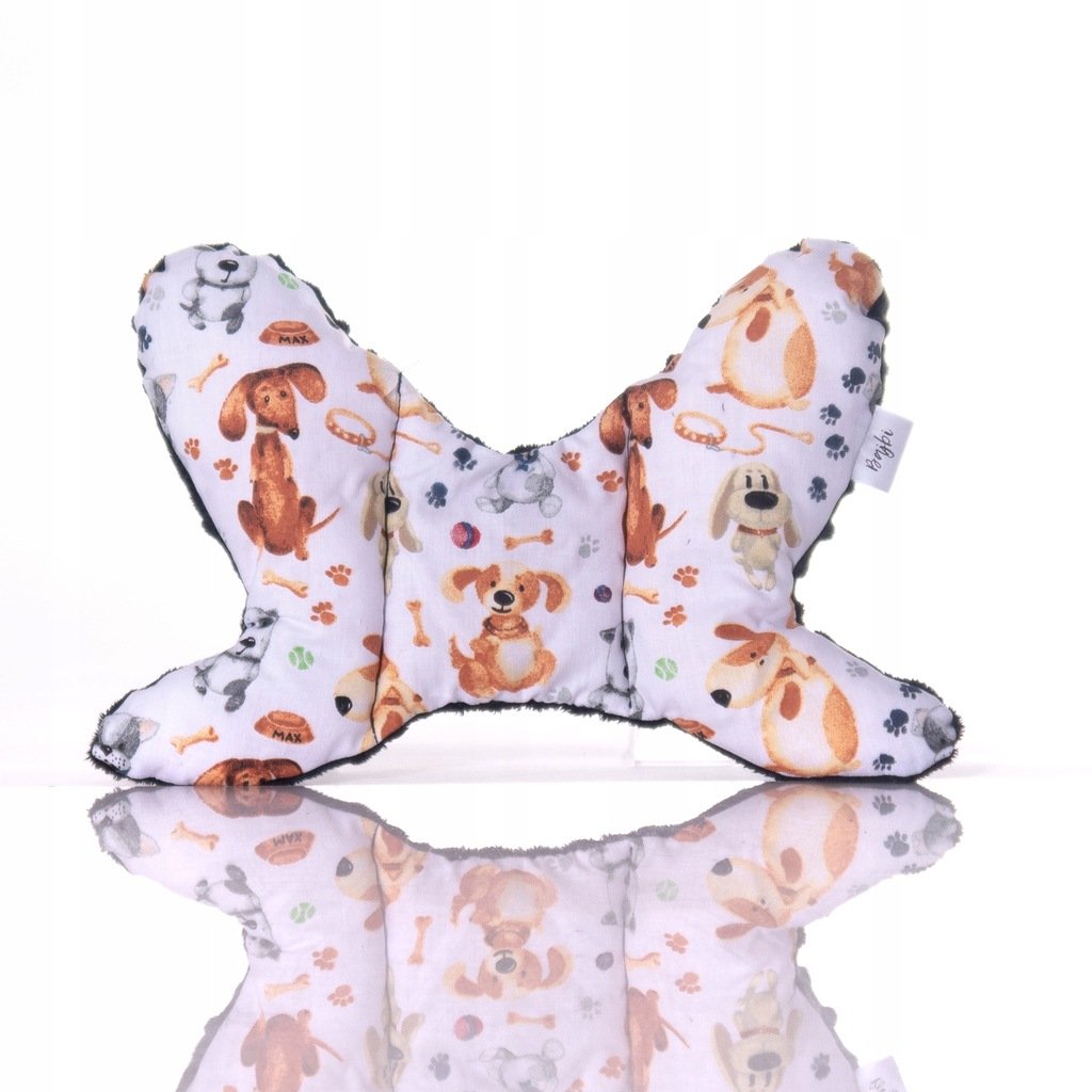 Poduszka Podróżna Motylek Antywstrząsowy Minky