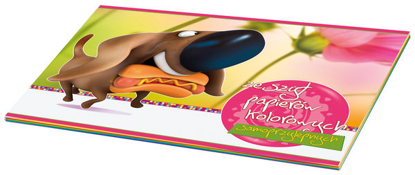 KOMA-PLAST Zeszyt pap.kol.samoprzylepnych A5 p10