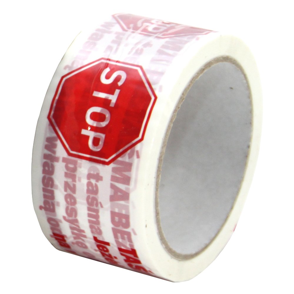 Taśma Pakowa Bezpiecz. Stop 48Mm 55Mb