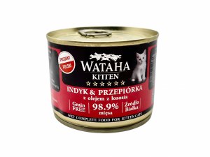 Wataha Hunt Kitten Cat Indyk Przepiórka 200G / Wataha
