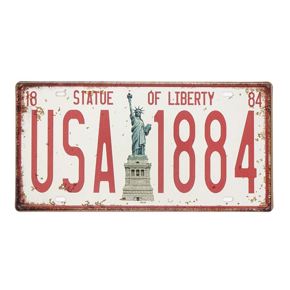 Tablica Rejestracyjna Z Usa Metalowa New York 2