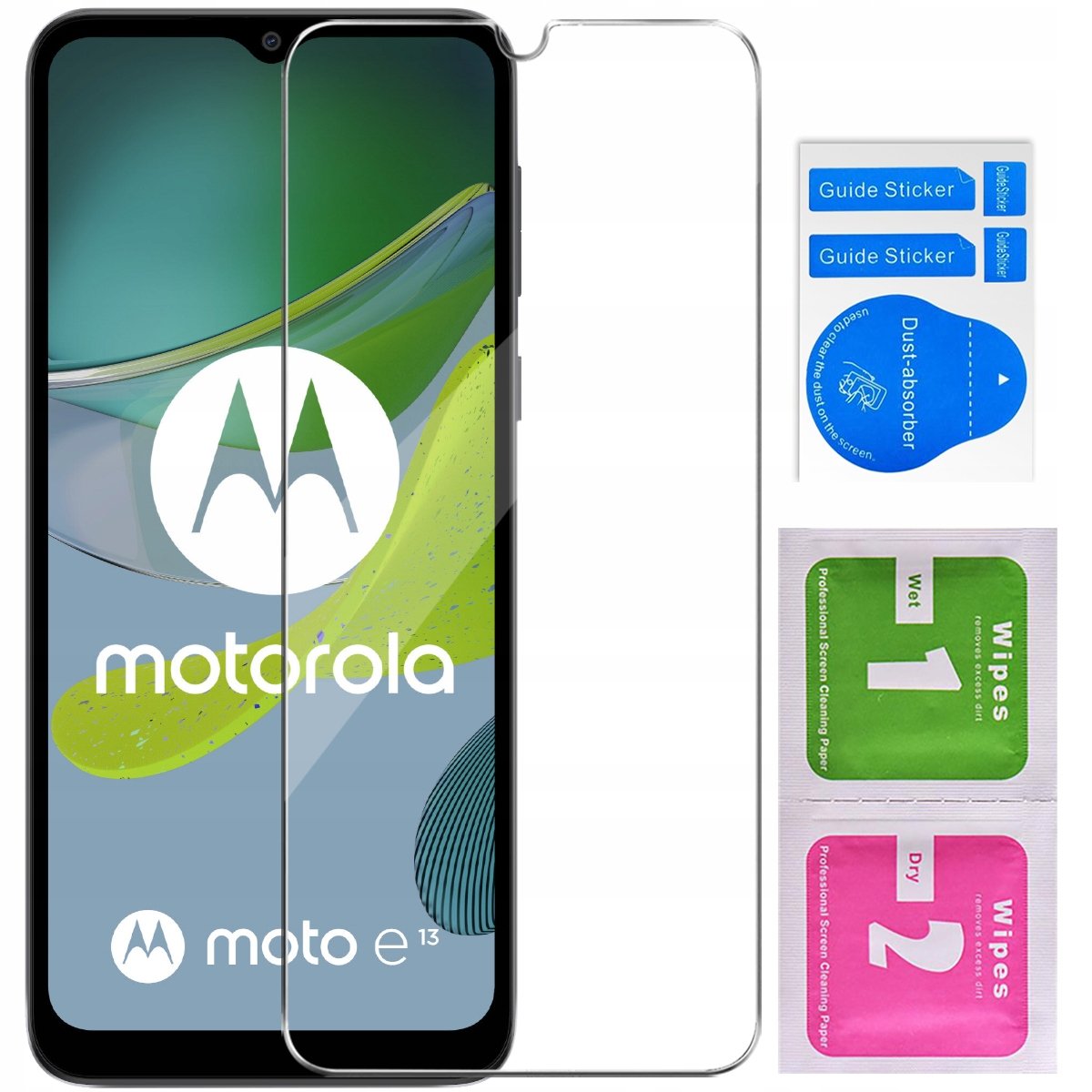 Szkło Hartowane 9H Szybka Do Motorola Moto E13