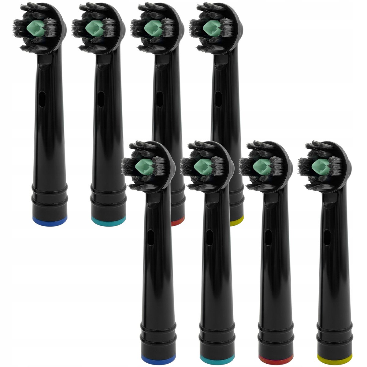 8X Końcówka Zamienna 3D White Eb18-P Czarne Z W/A Polishclean