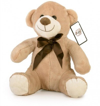 Miś pluszowy beżowy 25cm - Daffi