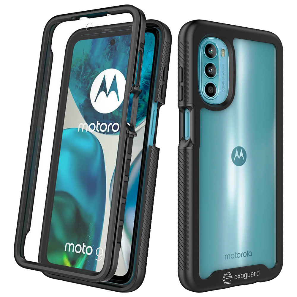 Etui Exoguard 360 - Motorola Moto G52 / G82 - Pancerne Case Obudowa Futerał Ring