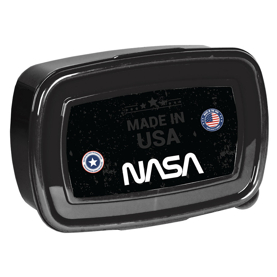 Pudełko Lunchbox Śniadaniówka Paso Nasa Czarny Usa