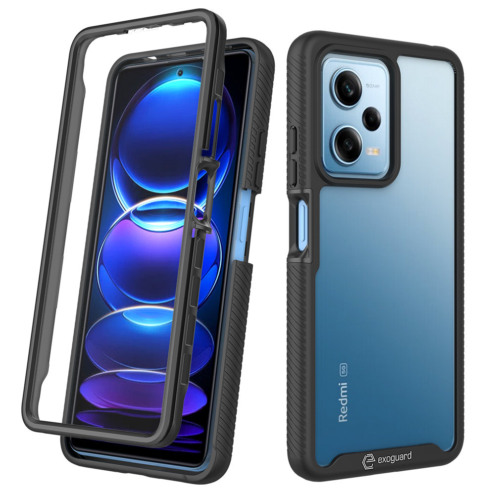 Etui Exoguard 360 - Xiaomi Redmi Note 12 Pro 5G /  Redmi Note 12 Pro Plus / Poco X5 Pro 5G - Pancerne Case Obudowa Futerał Ring