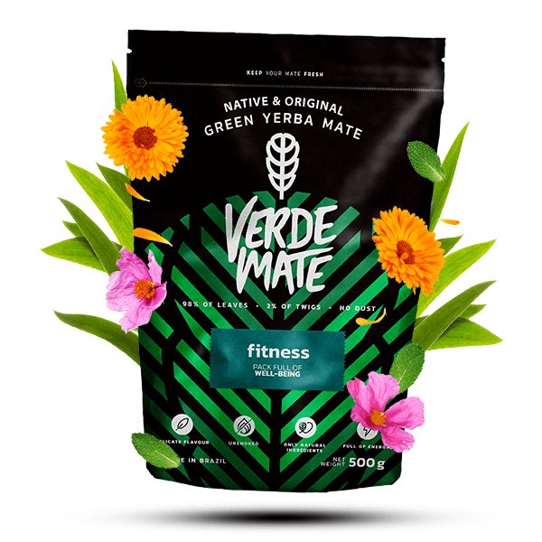 Verde Mate Green Fitness 0,5 Kg – Brazylijska Yerba Mate Ziołowo-Owocowa