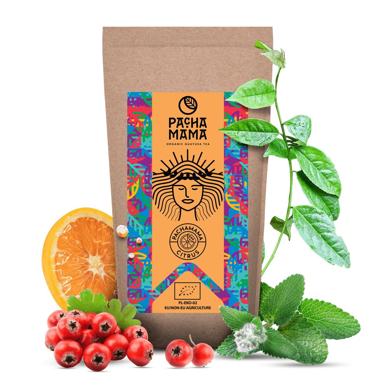 Guayusa Pachamama Citrus – Ekologiczna – 100G